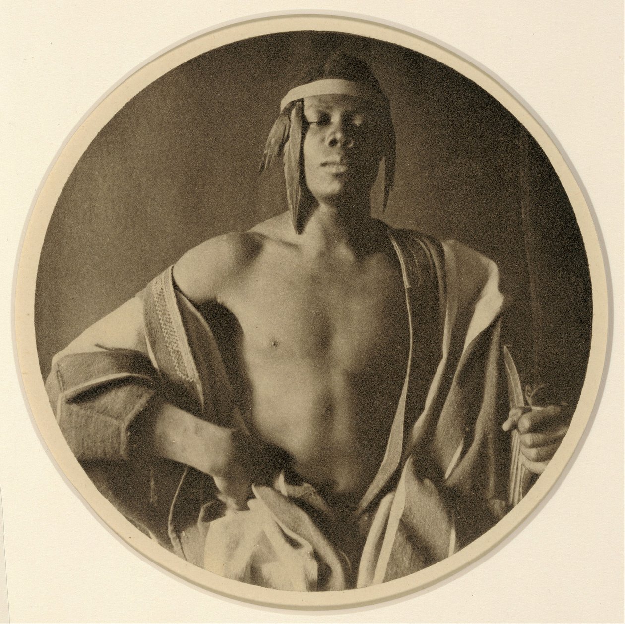 En etiopisk høvding, 1887 af Frederick Holland Day