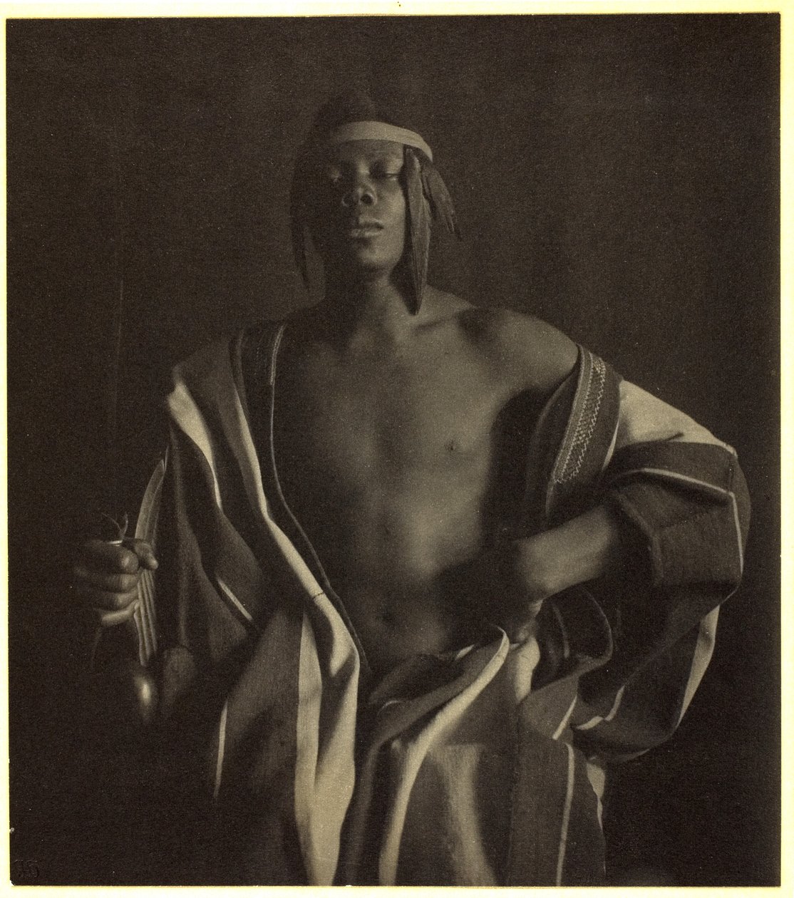 Den etiopiske høvding, 1897, trykt ca af Frederick Holland Day