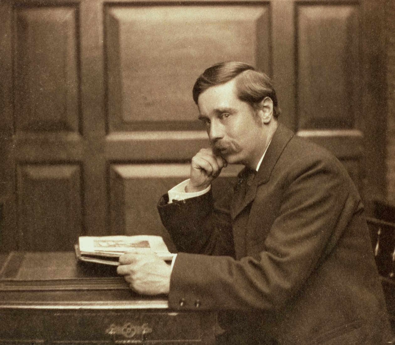 HG Wells, britisk forfatter, 1903 af Frederick Hollyer