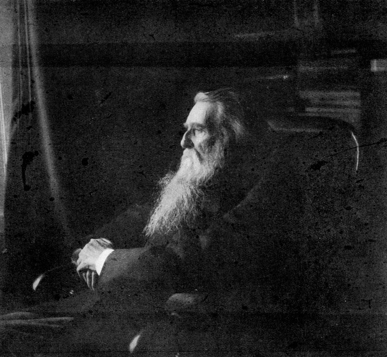 John Ruskin, britisk kunstner, forfatter, kritiker og socialtænker, 1900. af Frederick Hollyer