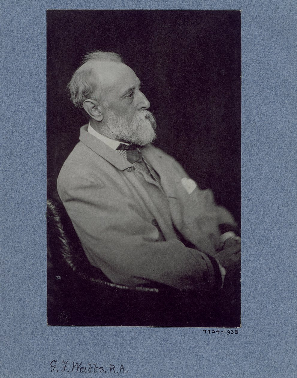 Portræt af George Frederick Watts (1817-1904) af Frederick Hollyer