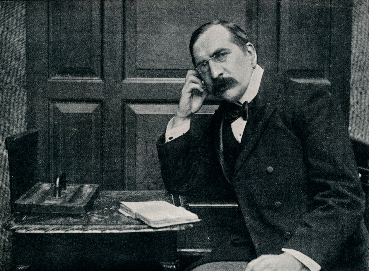 Portræt af den afdøde hr. Gleeson White, c1898 af Frederick Hollyer
