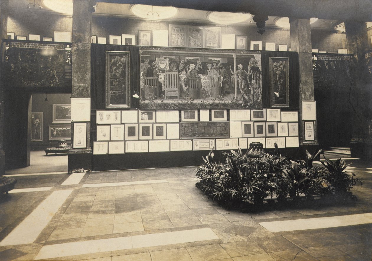Edward Burne-Jones Memorial Exhibition på New Gallery af Frederick Hollyer