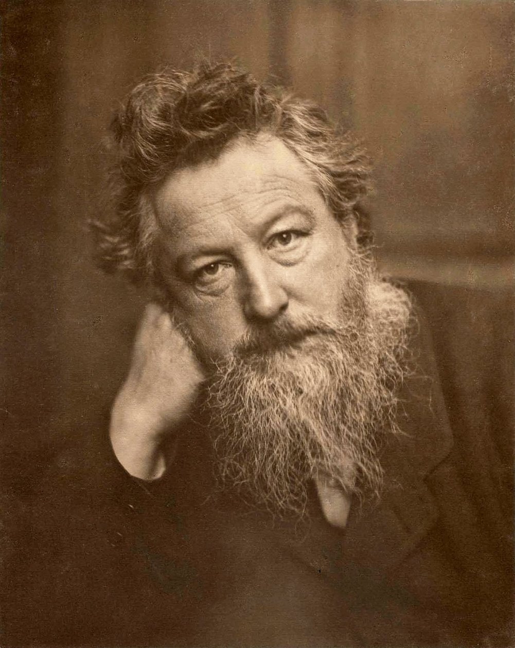William Morris, 1887 (sepia foto) af Frederick Hollyer