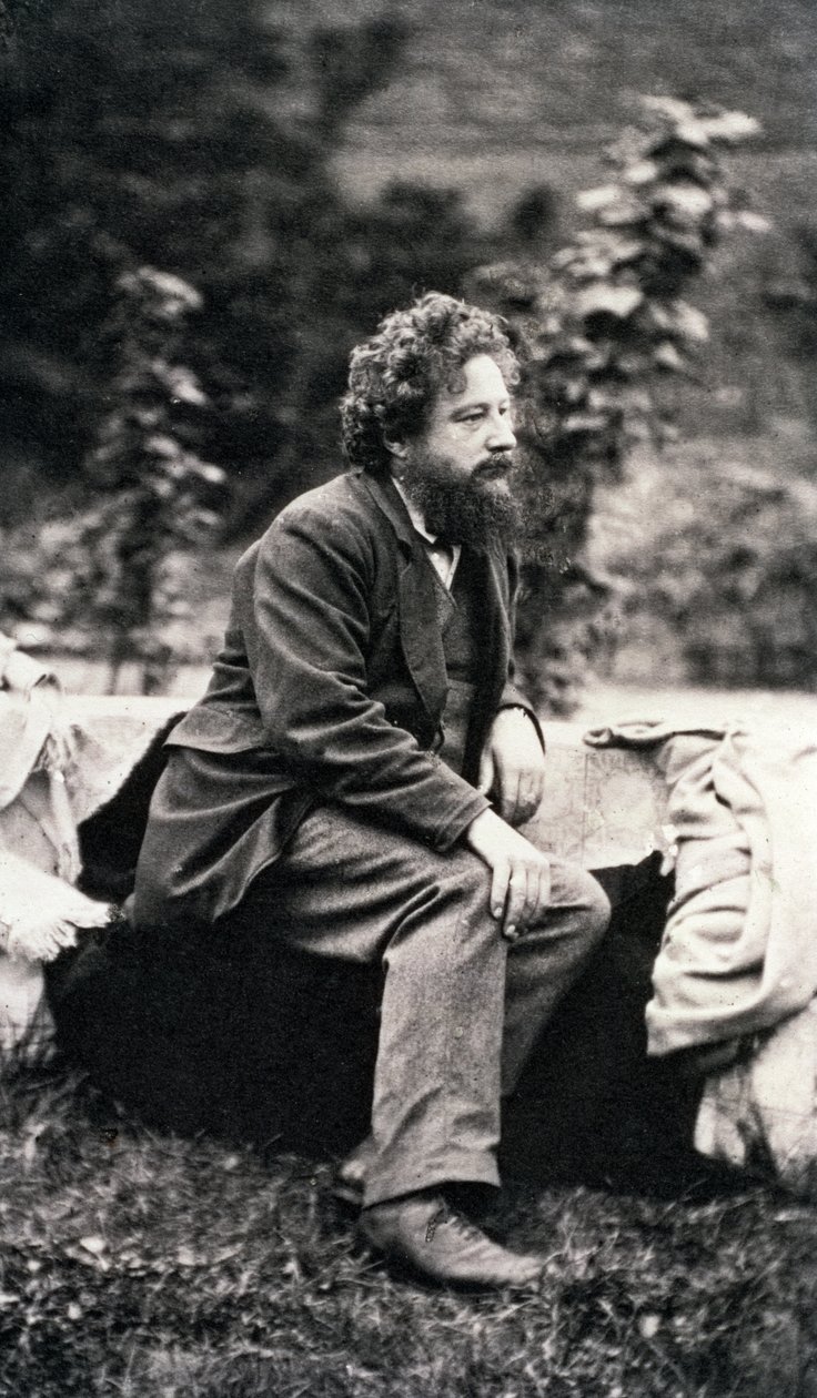 William Morris, engelsk kunstner og designer, 1800-tallet af Frederick Hollyer