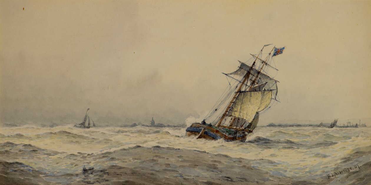 En Sou-Wester af Frederick James Aldridge