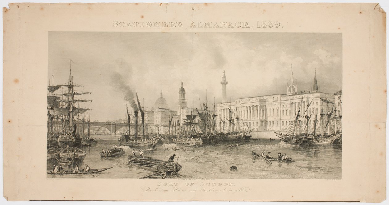 Londons havn af Frederick James Havell