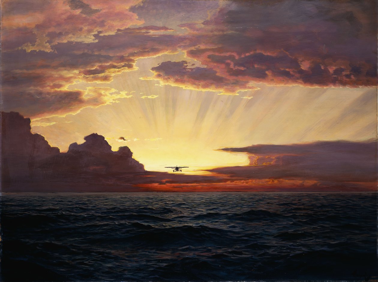 En Dawn Flight af Frederick Judd Waugh