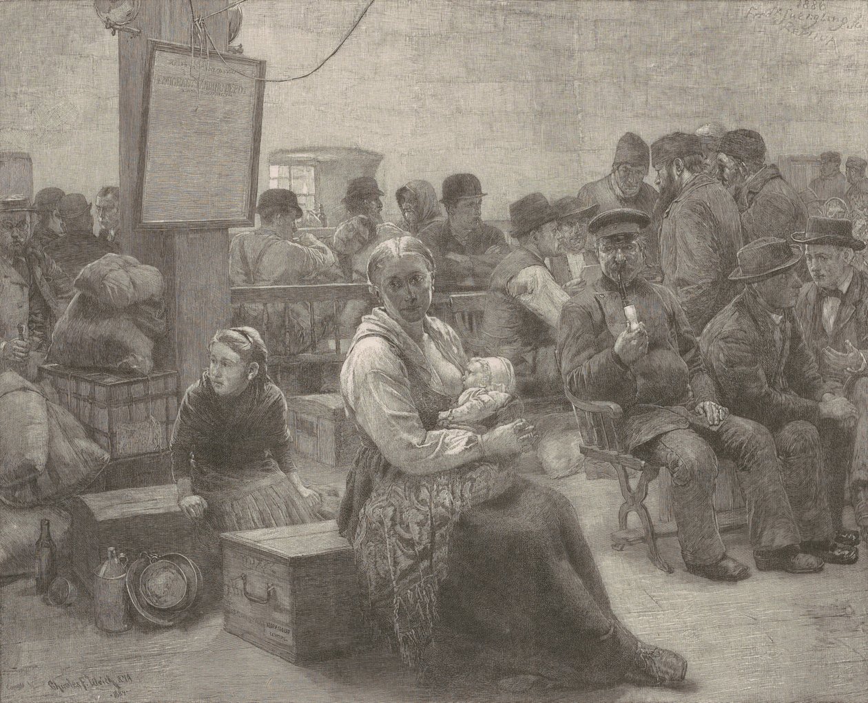 I det forjættede land af Frederick Juengling, after Charles Frederic Ulrich