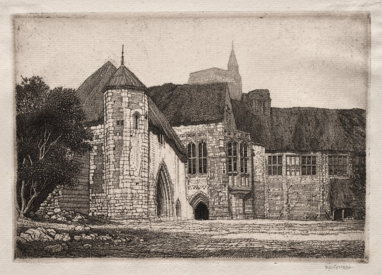 Slotsgård af Frederick Landseer Maur Griggs