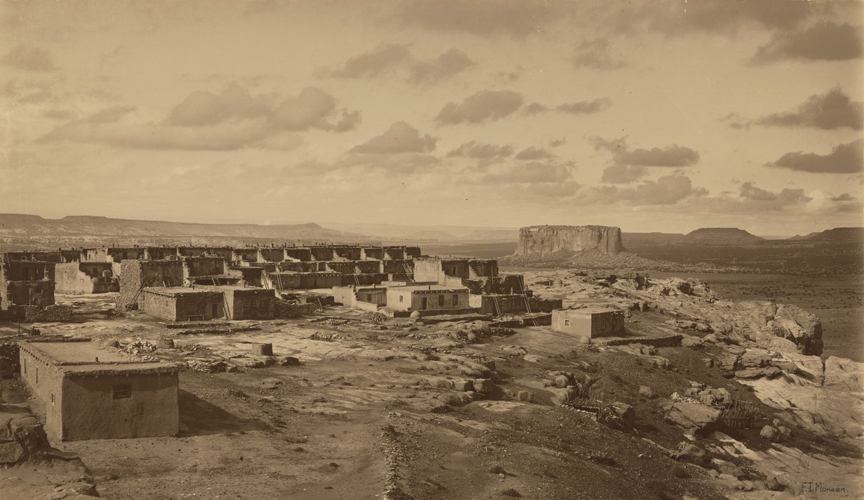 Enchanted Mesa, Acoma, New Mexico,1900 (foto) af Frederick Monsen