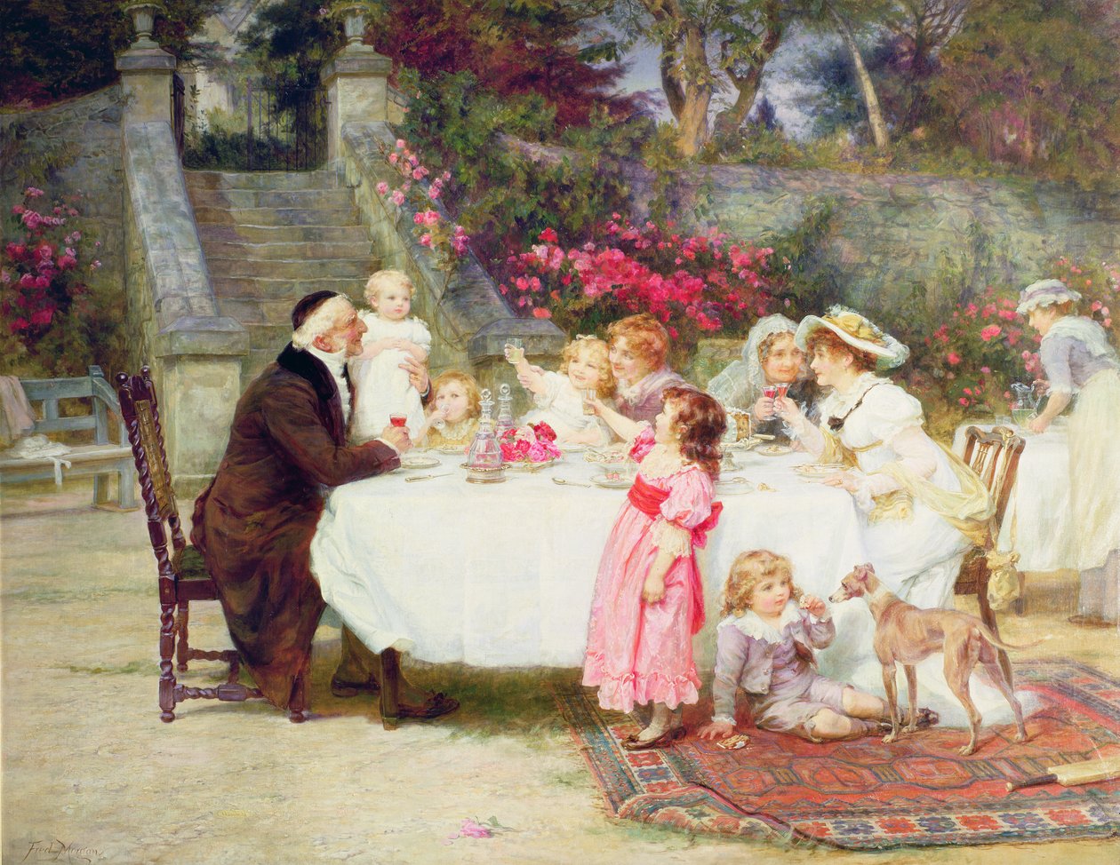 Hans første fødselsdag af Frederick Morgan