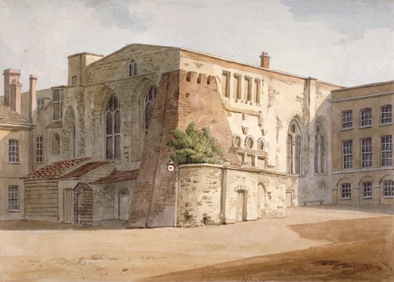 Udvendigt billede af Painted Chamber, Palace of Westminster, London, c1805 af Frederick Nash