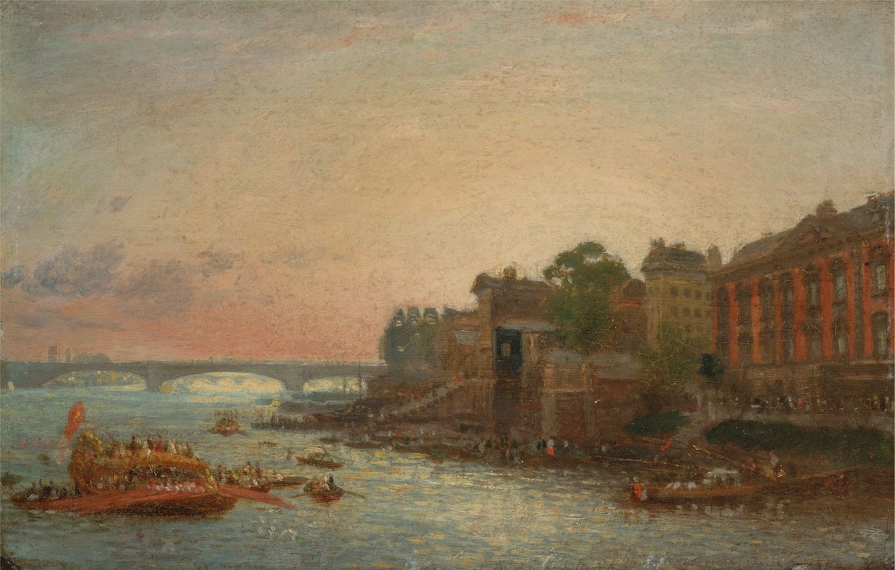 Somerset House, London af Frederick Nash