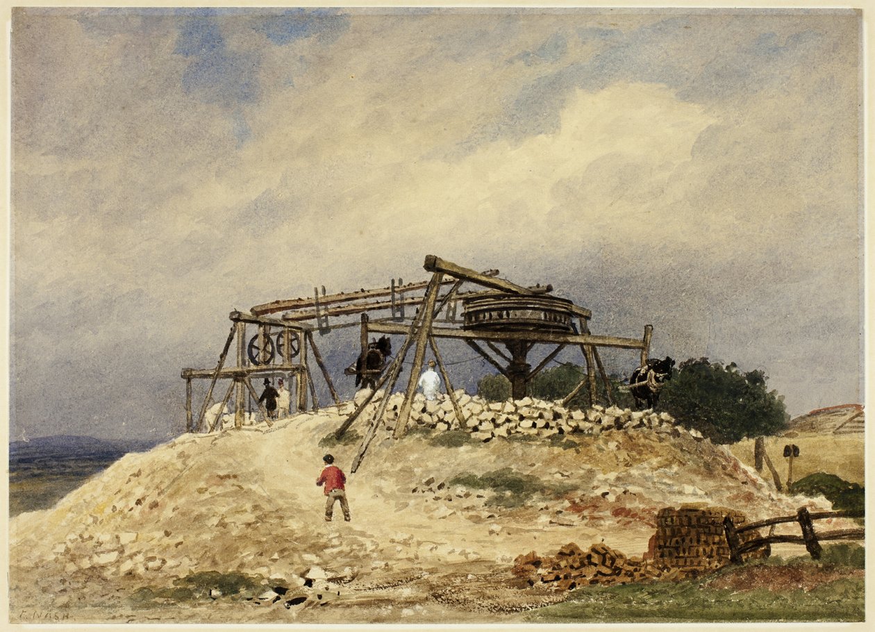 Toppen af Mineshaft af Frederick Nash