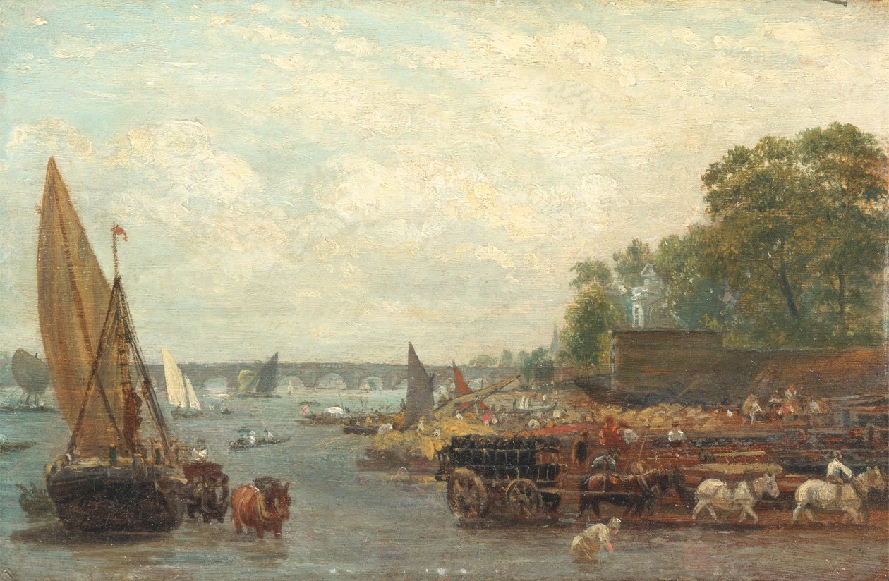 Westminster Bridge af Frederick Nash