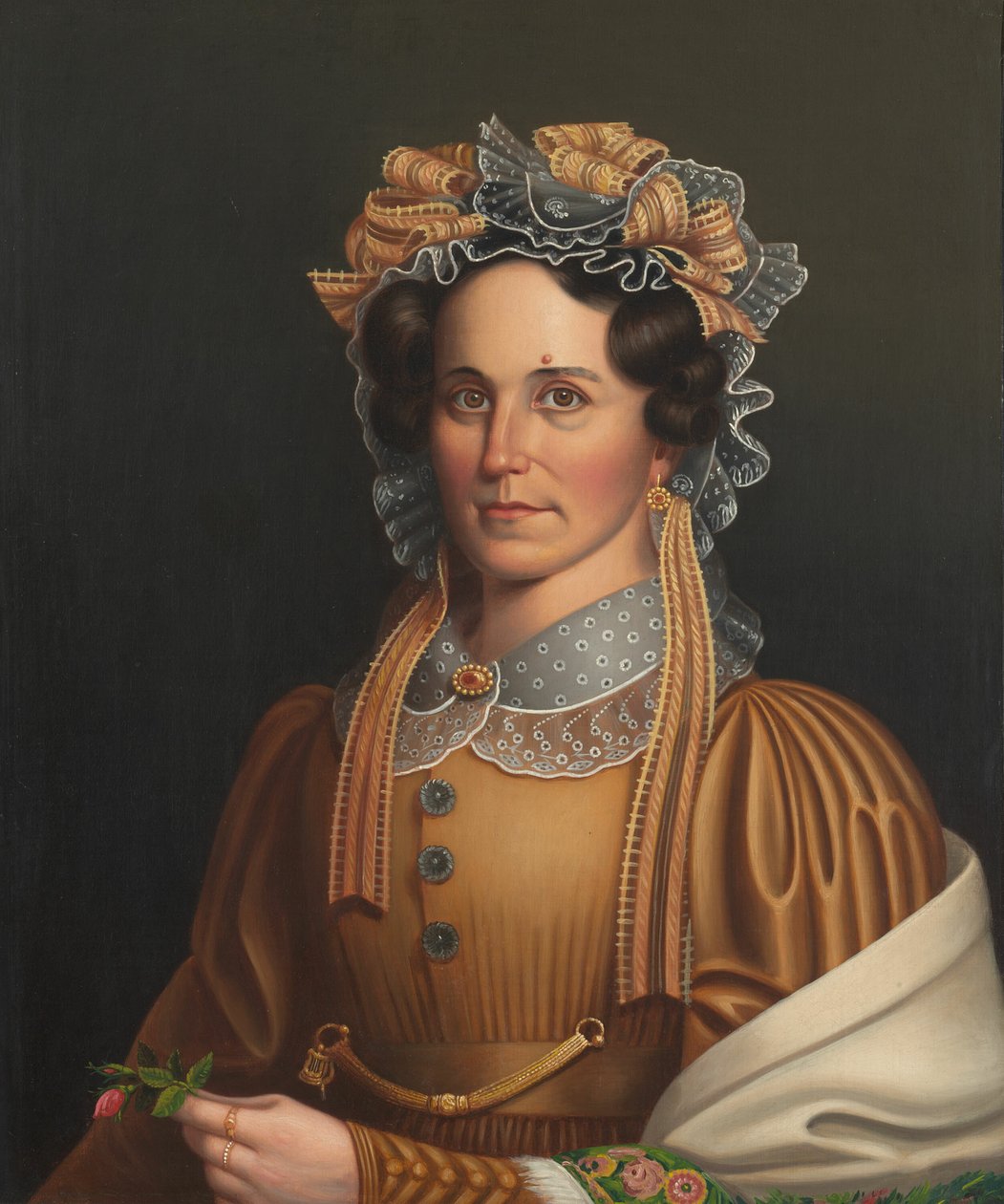 Lady in Brown, ca. 1855. af Frederick R. Spencer