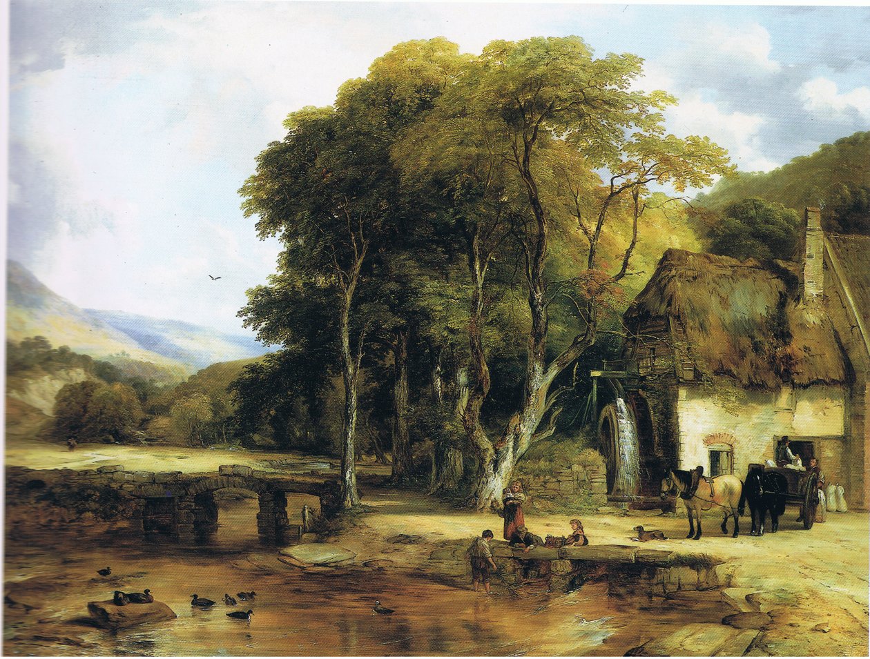 Devonshire landskab af Frederick Richard Lee