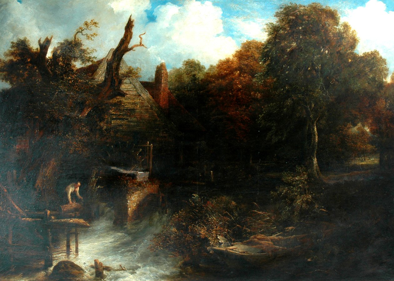 Old Water Mill, North Devon af Frederick Richard Lee