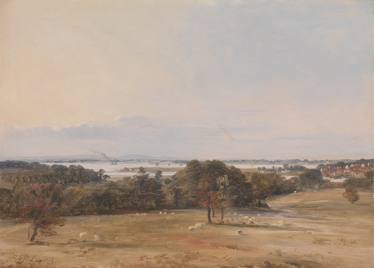 Southampton Water, nær Hamble af Frederick Richard Lee