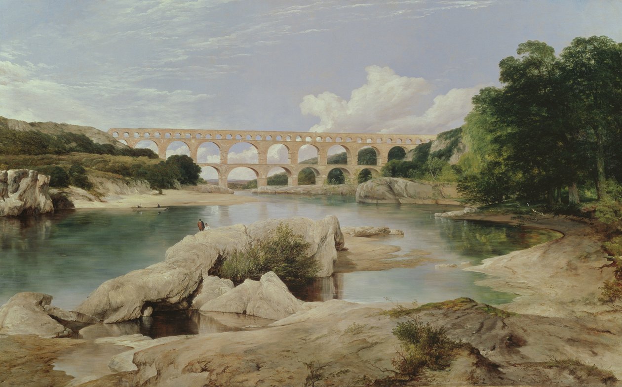Pont du Gard, 1862 af Frederick Richard Lee