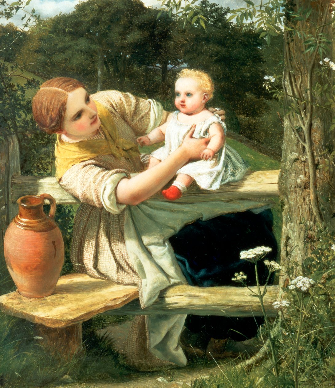 På vej til foråret, c1862 af Frederick Richard Pickersgill