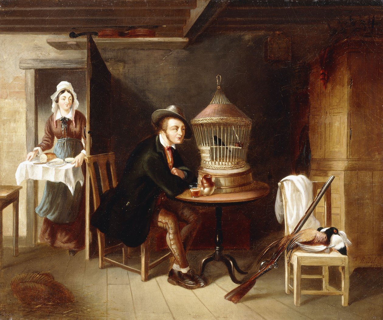 Hans yndlingskæledyr, 1883 af Frederick Rondel