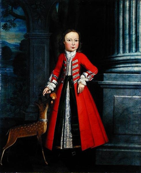 Thomas Lodge (f.c.1735) 1745 (olie på linned) af Frederick Tellschaw