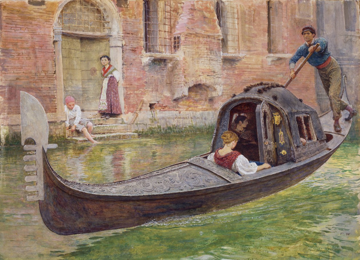 Gondolen, 1868 af Frederick Walker