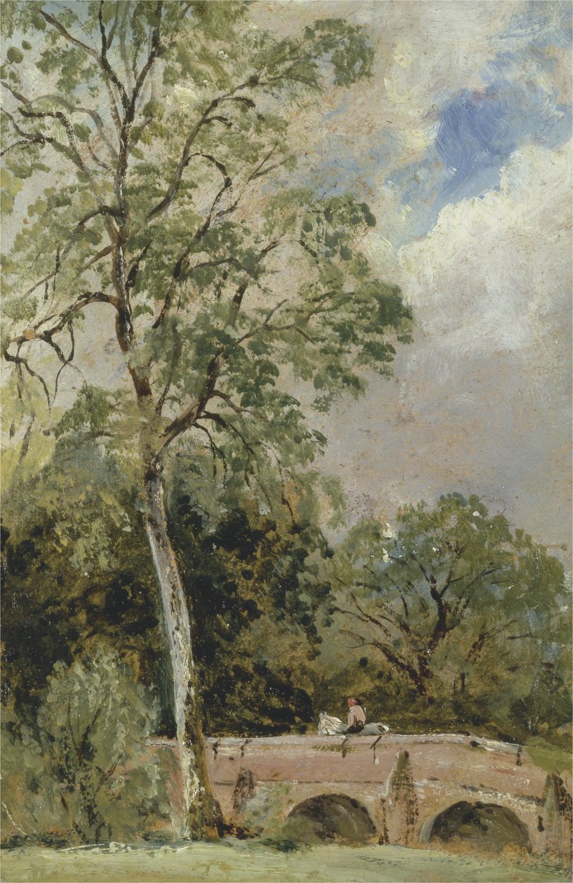 I South Mickleham, 1829 (olie på mølleplade) af Frederick Waters Watts