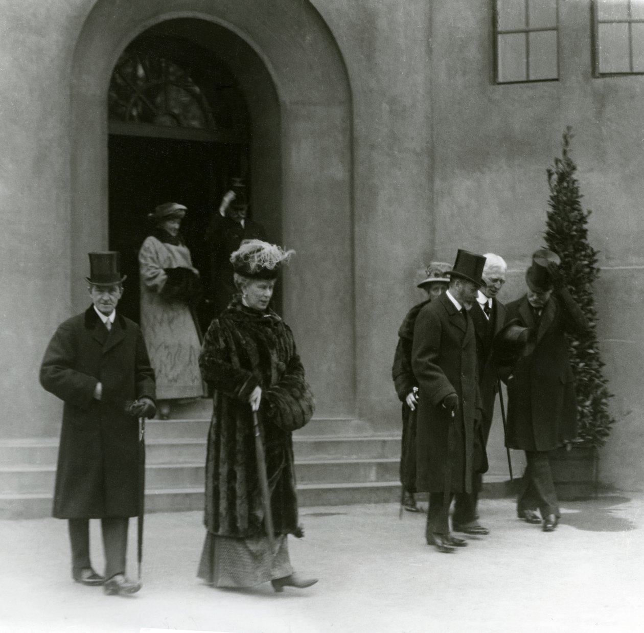 King George V og Queen Mary i London Zoo Aquarium, 1924 af Frederick William Bond