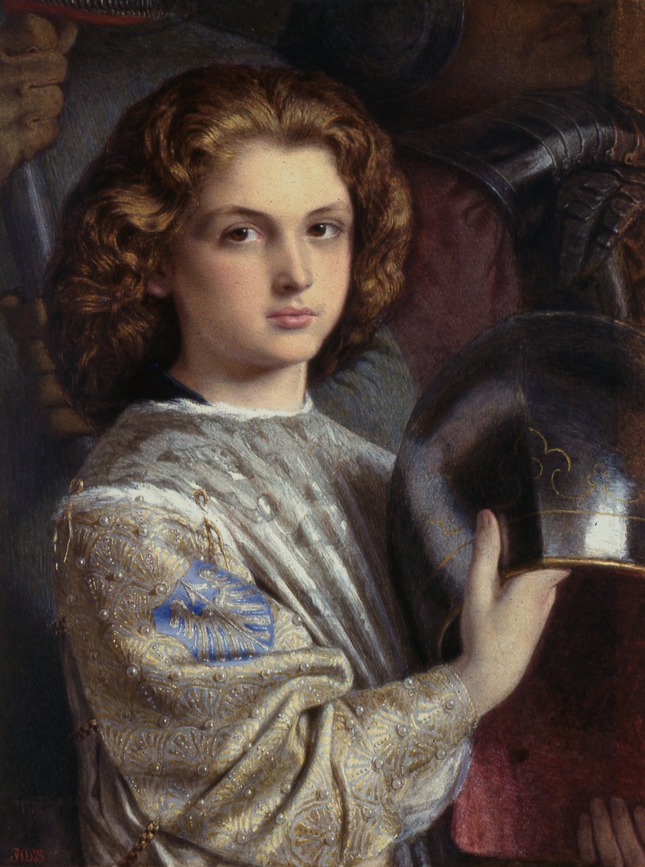 The Knights Esquire (lEcuyer) af Frederick William Burton