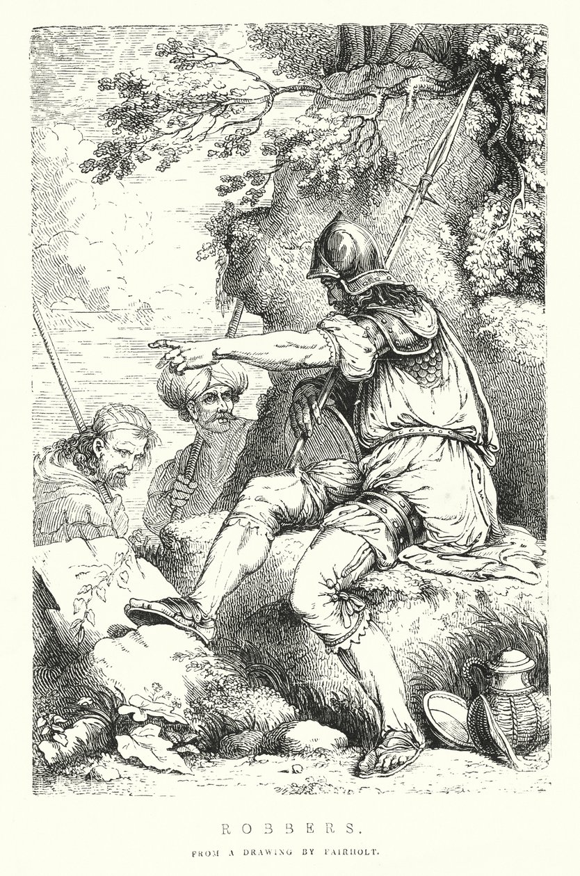 Røvere (gravering) af Frederick William Fairholt
