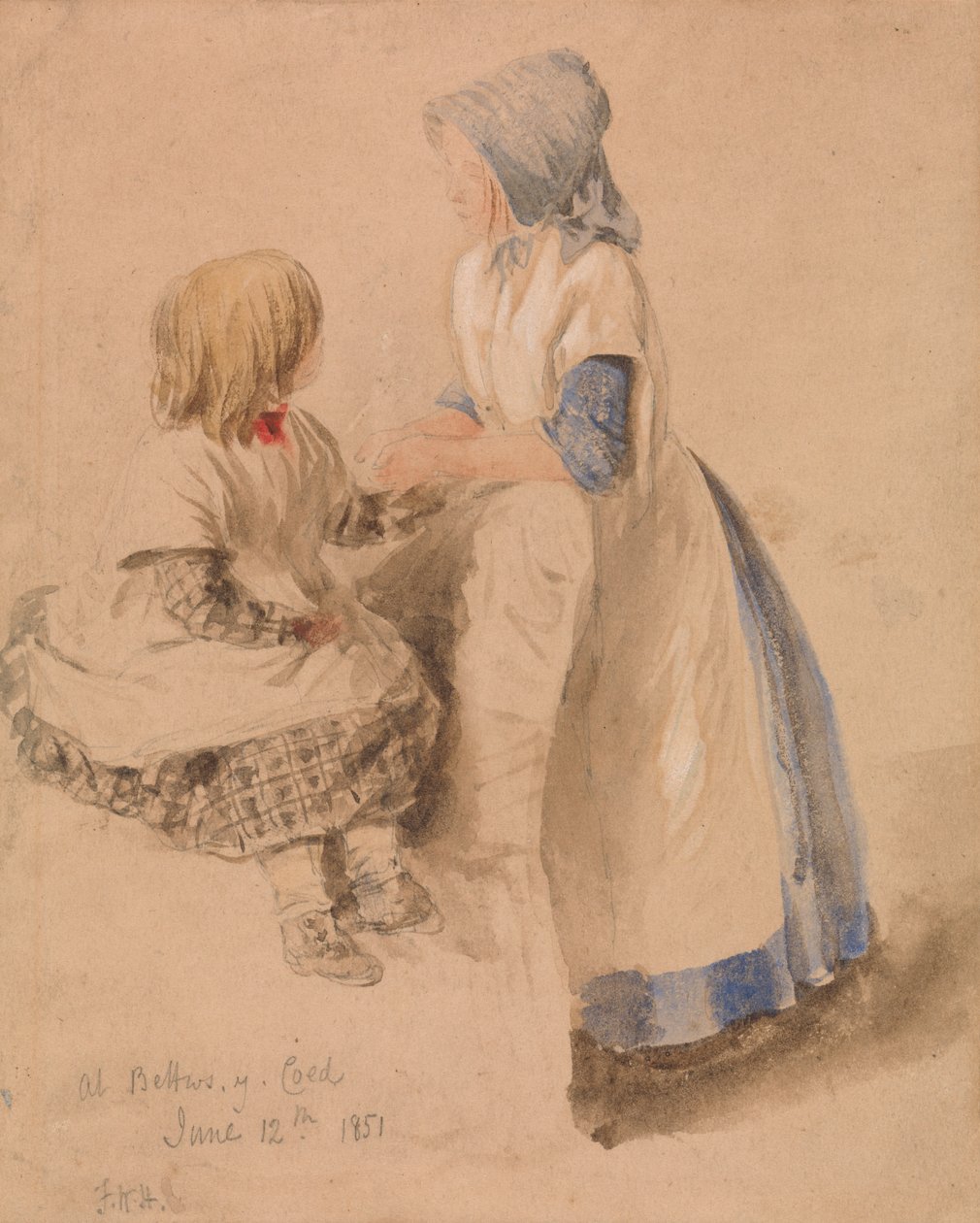 walisiske børn af Frederick William Hulme
