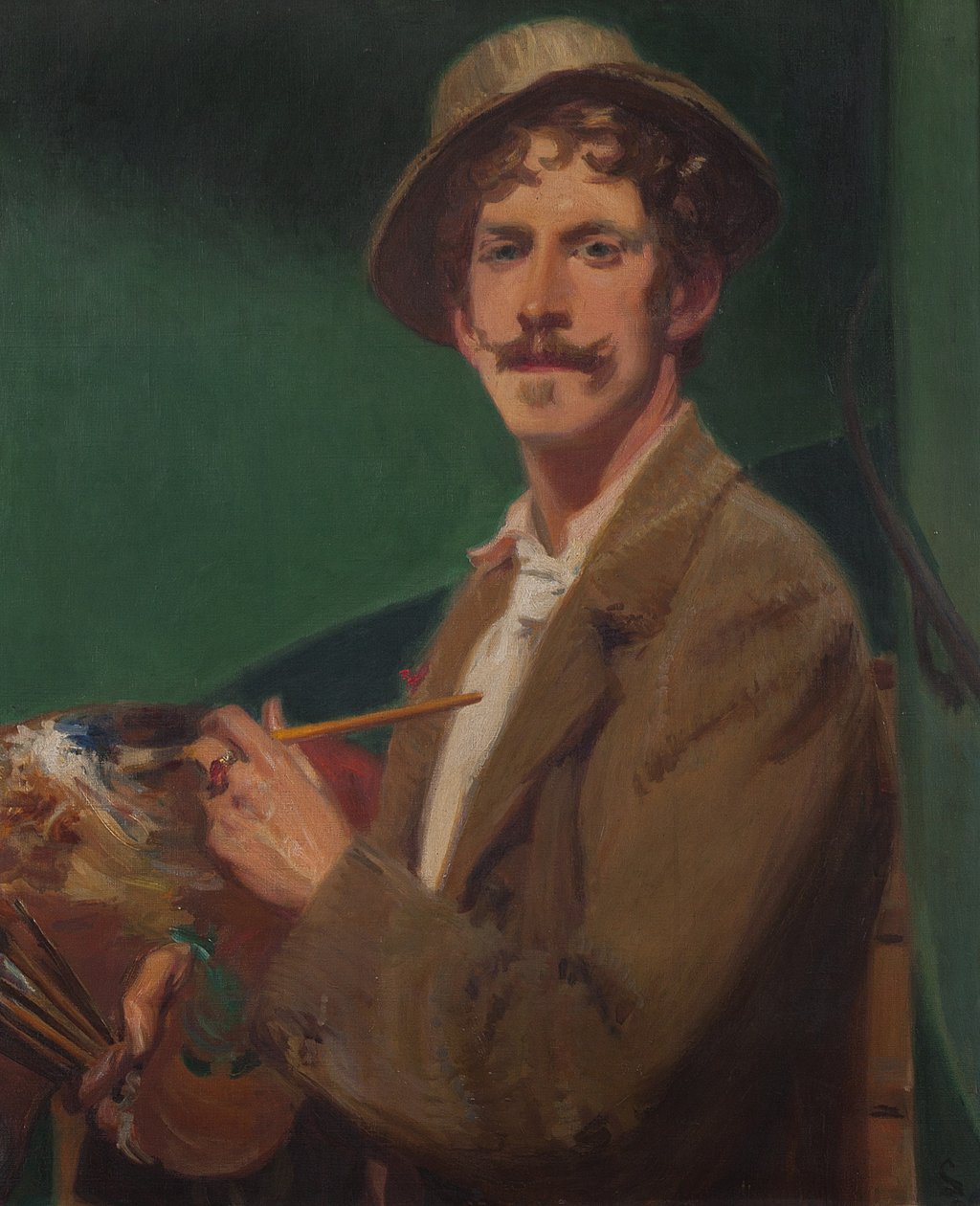 Selvportræt af Frederick William MacMonnies