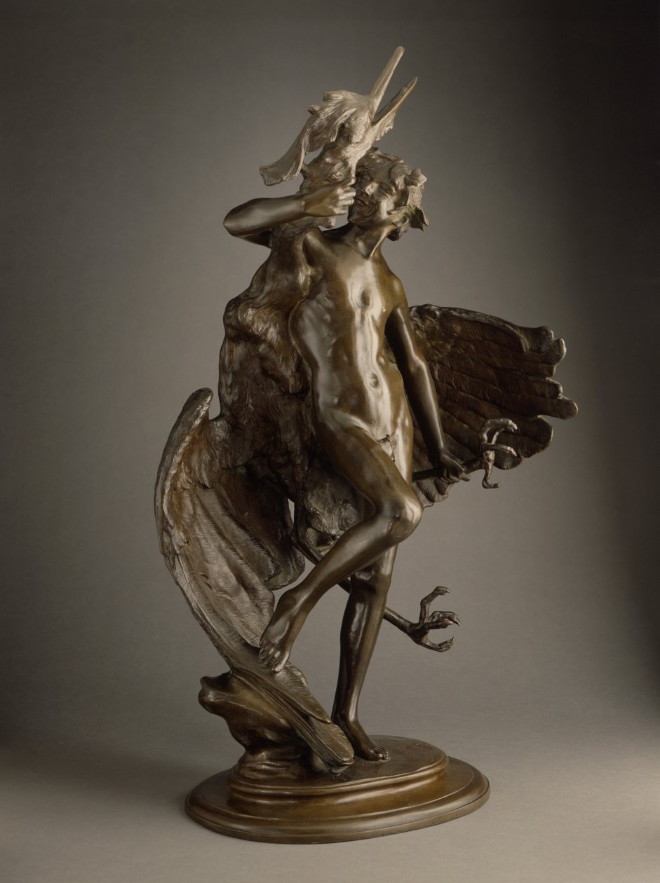 Ung Faun og Hejre af Frederick William MacMonnies