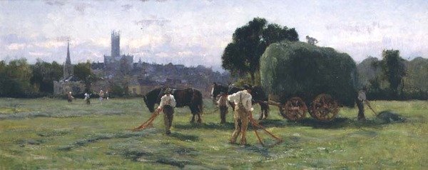 Raking the Hay af Frederick William Newton Whitehead