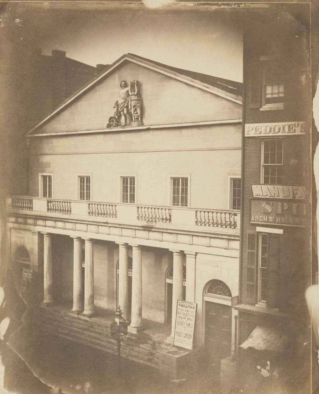Arch St. Theatre, Arch ved 6th St., Philadelphia, ca. 1859 (foto) af Frederick de Bourg Richards