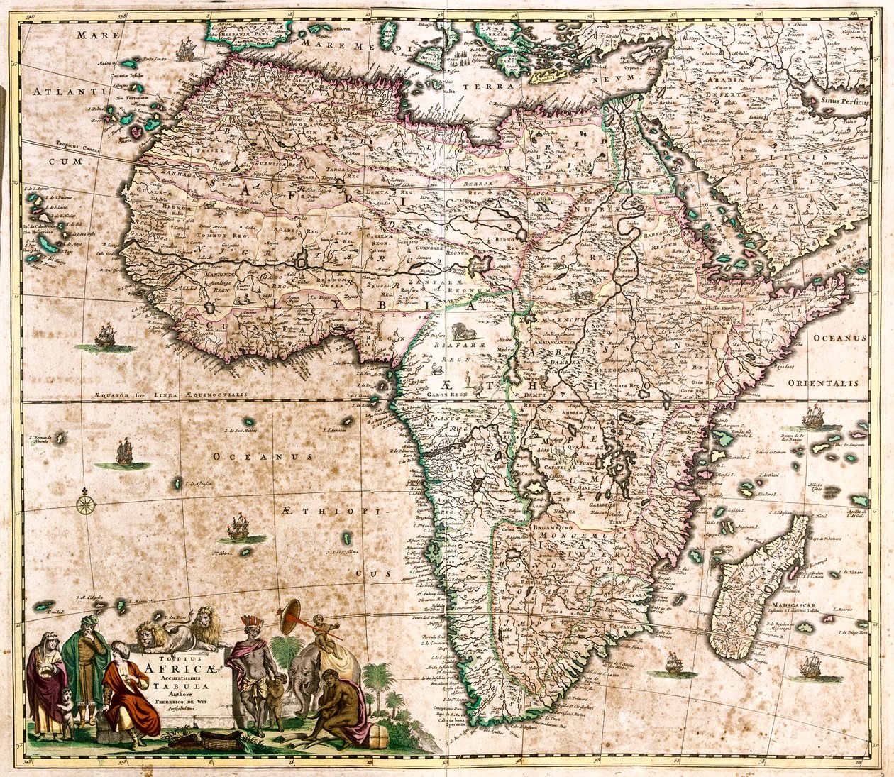Afrika af Frederick de Wit