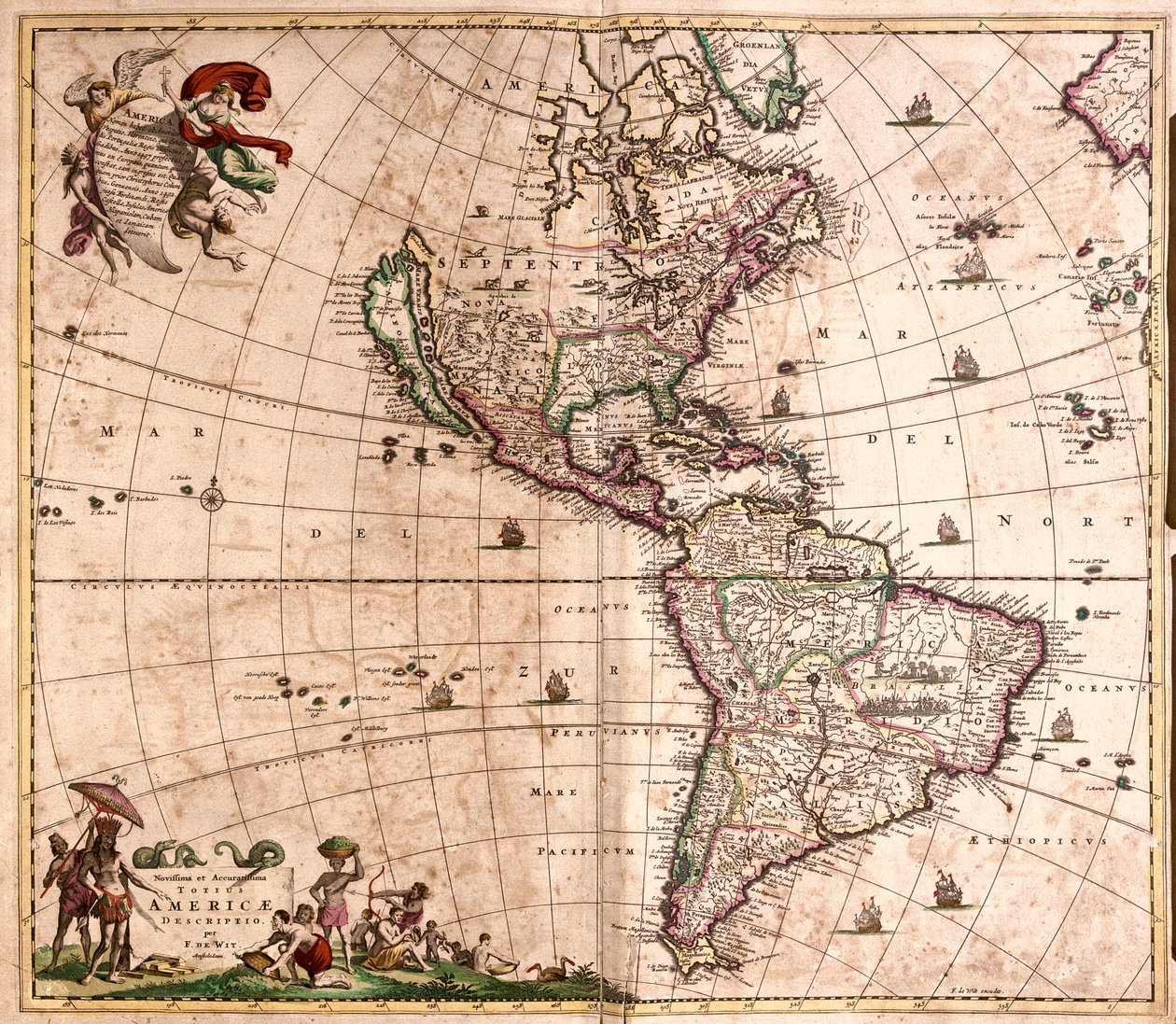 Amerika af Frederick de Wit