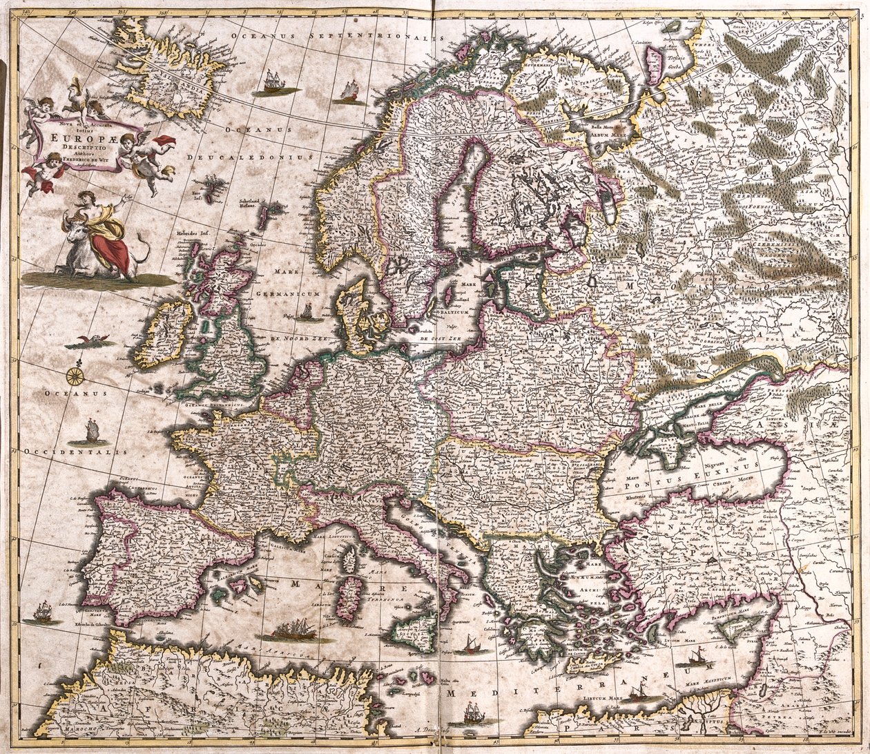 Europa af Frederick de Wit