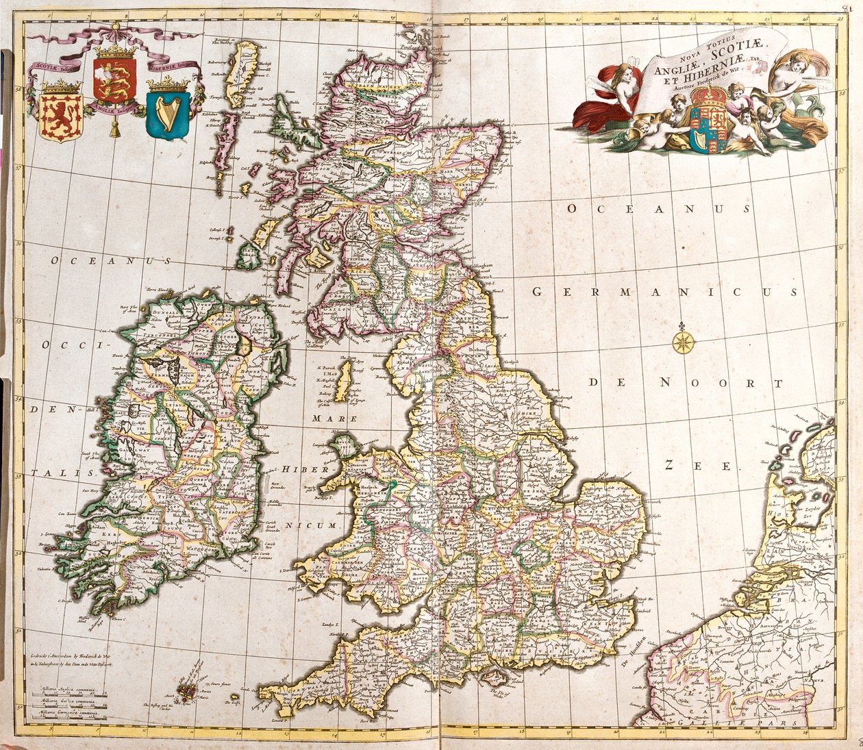 Storbritannien og Irland af Frederick de Wit