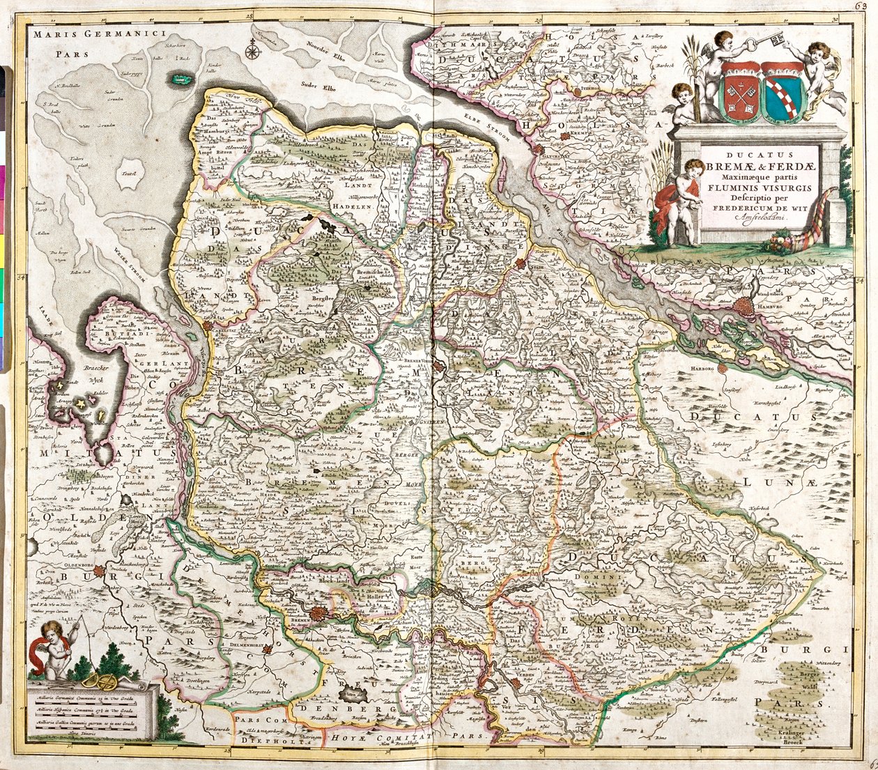 Niedersachsen, Bremen, Hamborg, Tyskland af Frederick de Wit