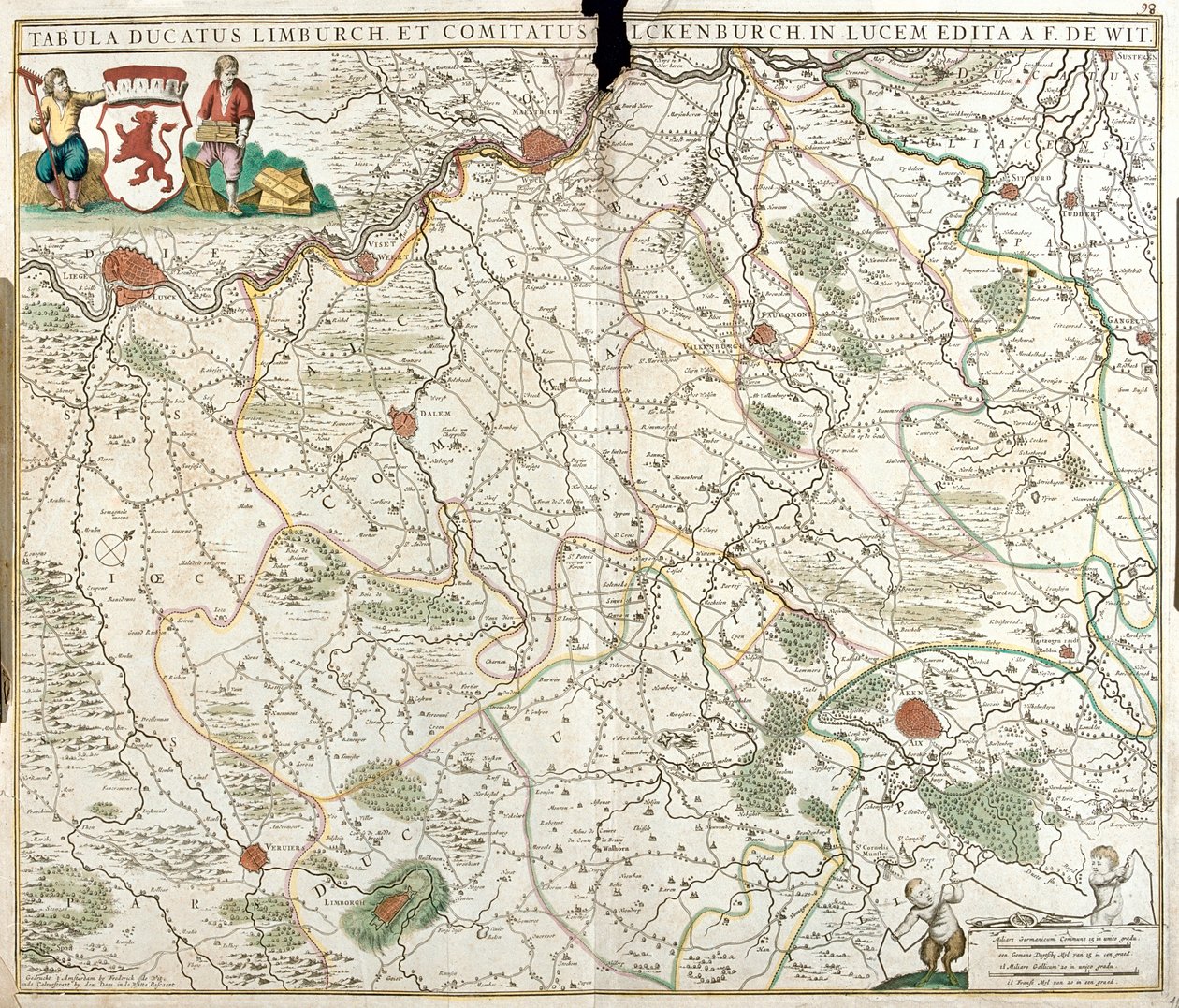 Luxembourg af Frederick de Wit