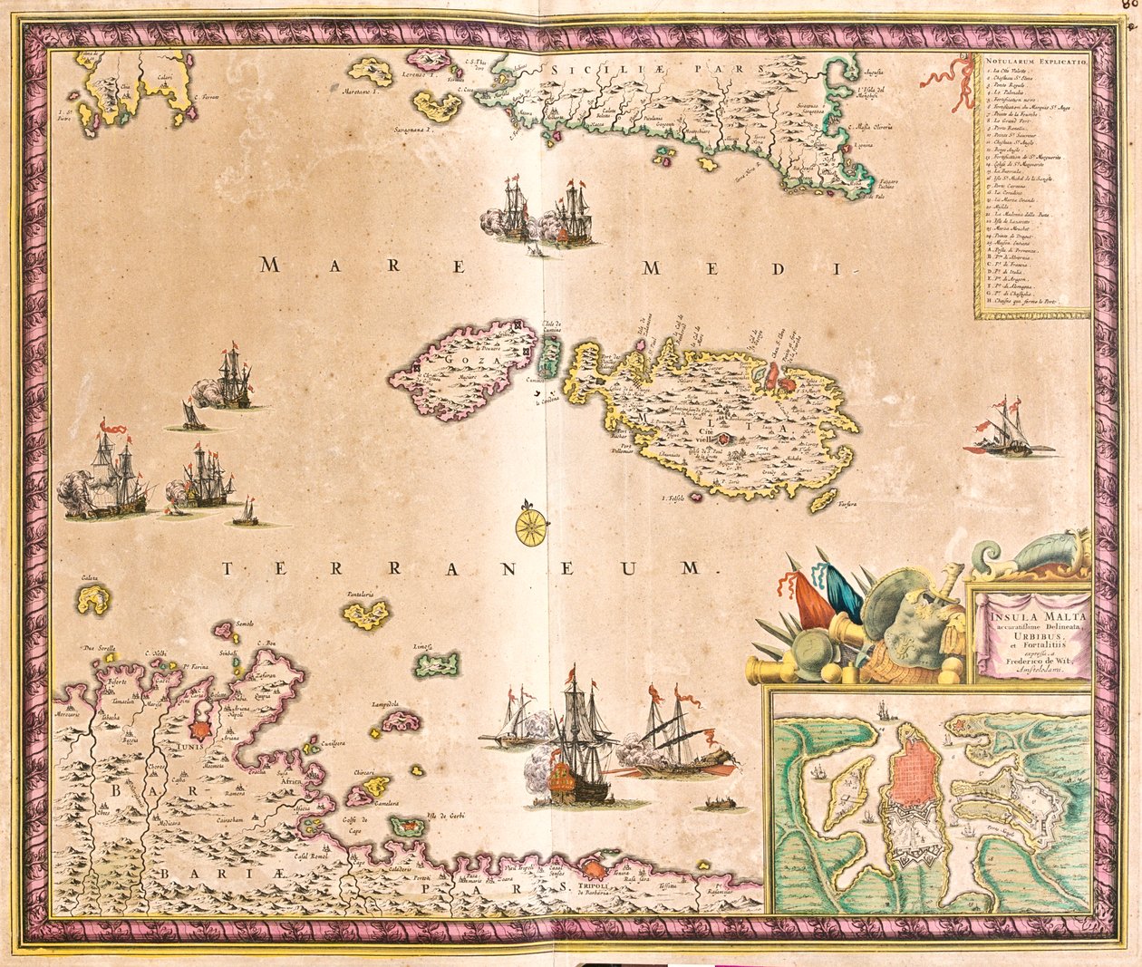 Malta af Frederick de Wit