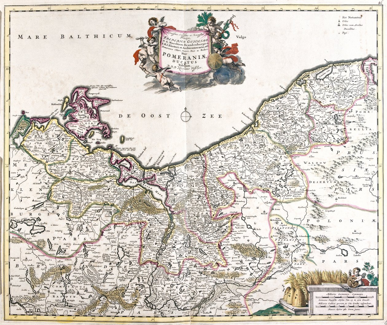 Mecklenburg-Vorpommern, West Pomeranian, Pomeranian, Tyskland af Frederick de Wit