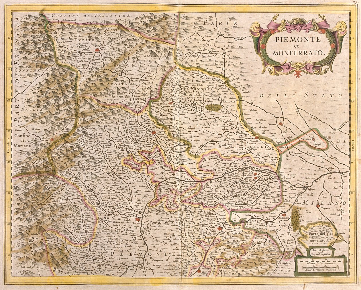 Piemonte, Italien af Frederick de Wit