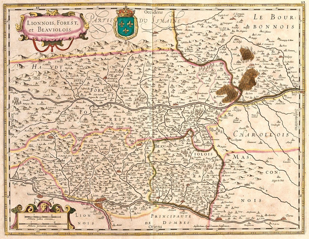 Rhône-Alpes, Frankrig af Frederick de Wit