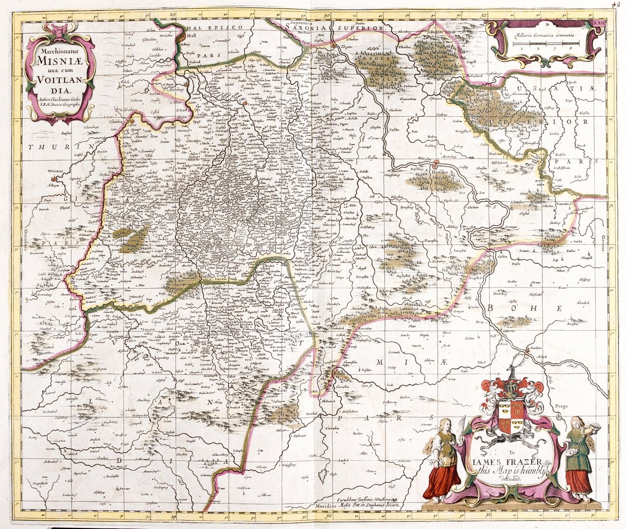 Sachsen, Tyskland af Frederick de Wit