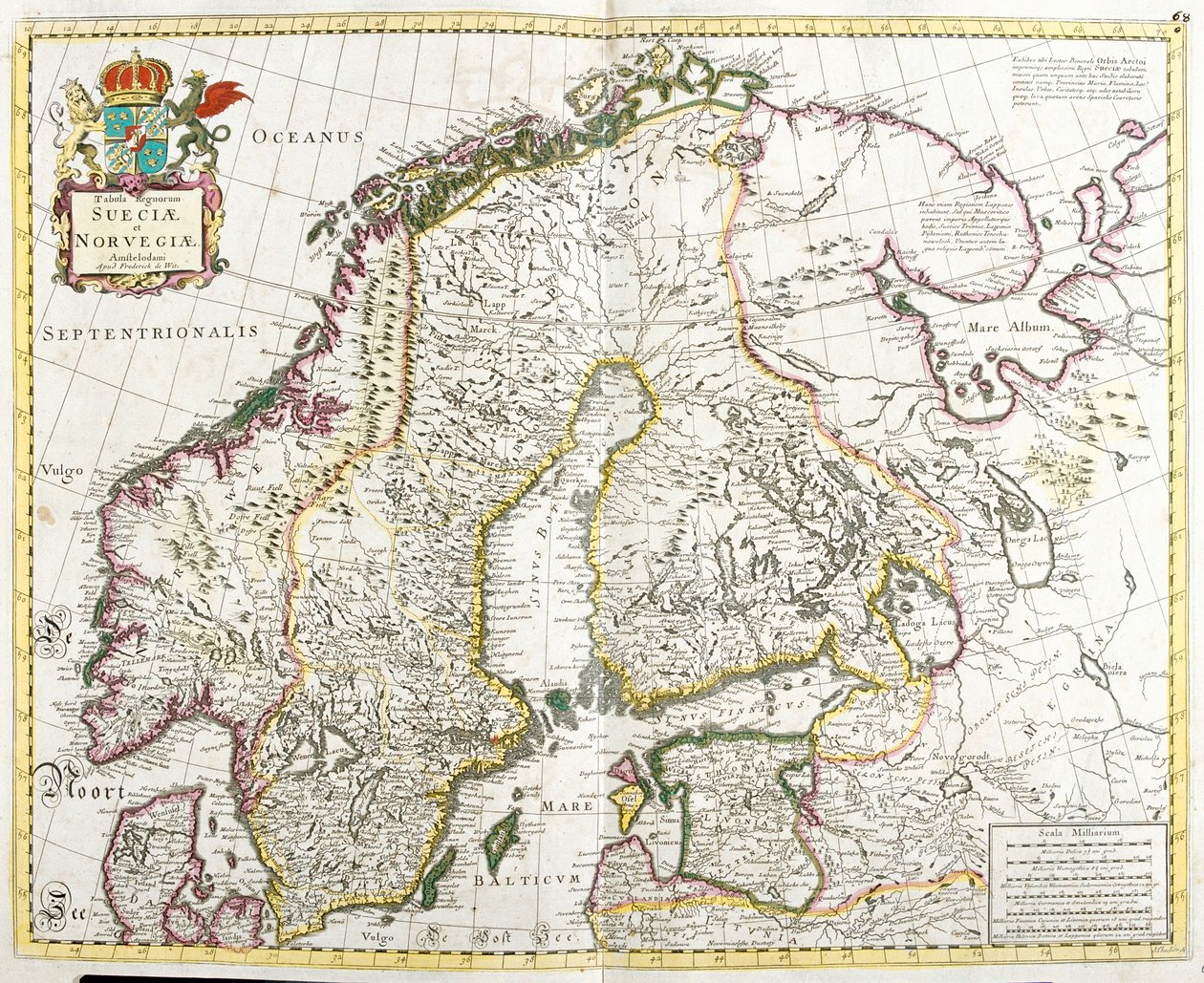 Sverige, Norge, Finland, Estland, Ruslands nordvestlige føderale distrikt af Frederick de Wit